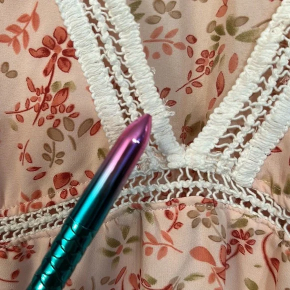 For Love and Lemons Sweet Disposition Swing Dress Pink Floral Size XS - Picture 5 of 10